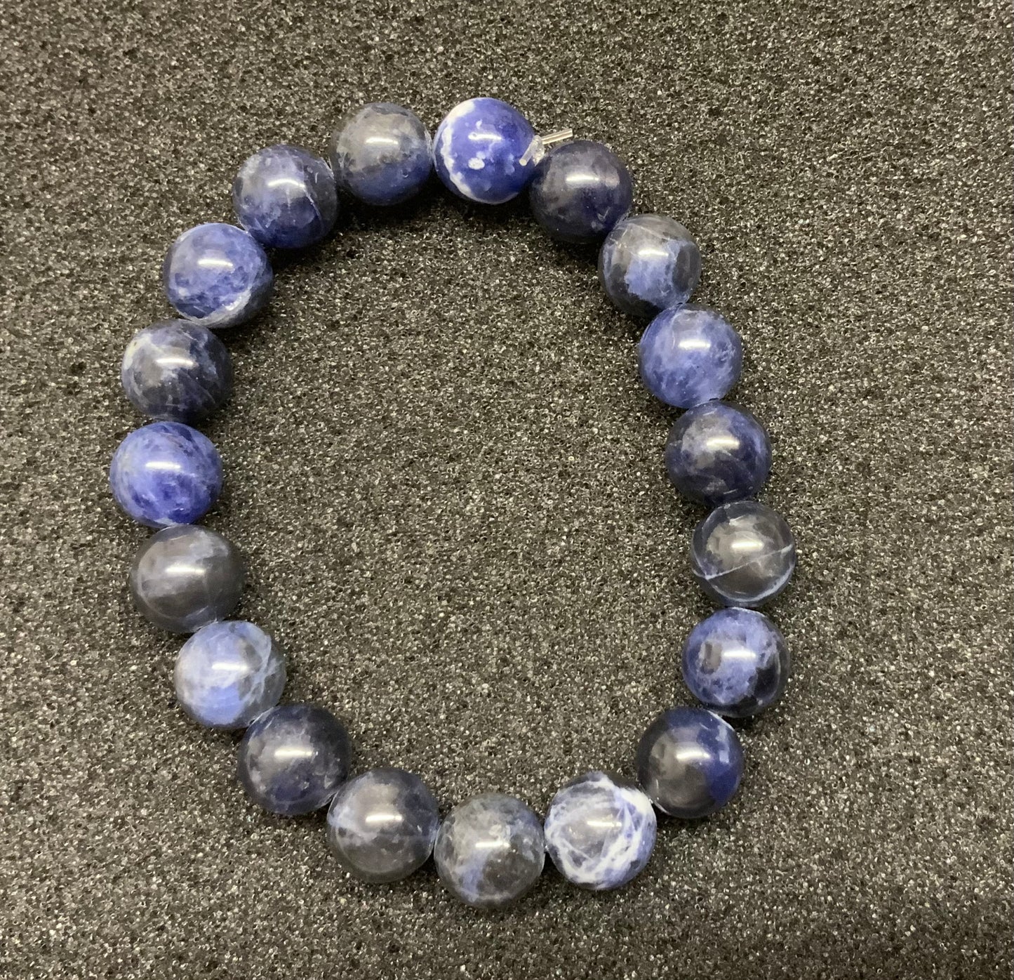 Bracelet en sodalite perles de 6mm, 8mm ou 10 mm