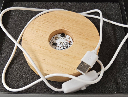 Socle lumineux leds