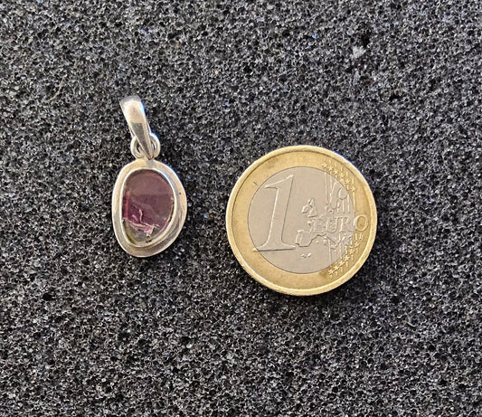 Pendentif en tourmaline rose