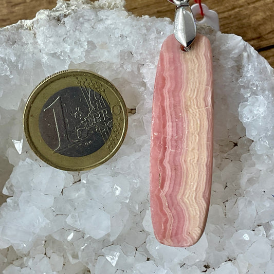 Pendentif en rhodochrosite