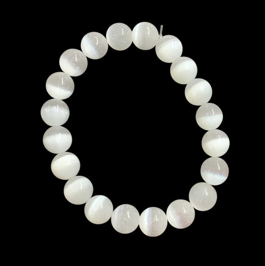 Bracelet en sélénite du Maroc