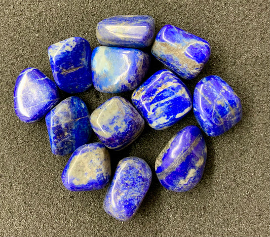 Lapis lazuli: pierre roulée