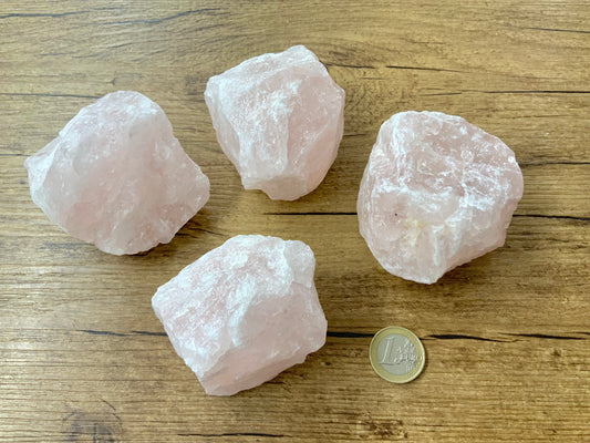 Quartz rose bloc brut de 300 gr environ
