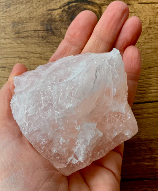 Quartz rose bloc brut de 300 gr environ