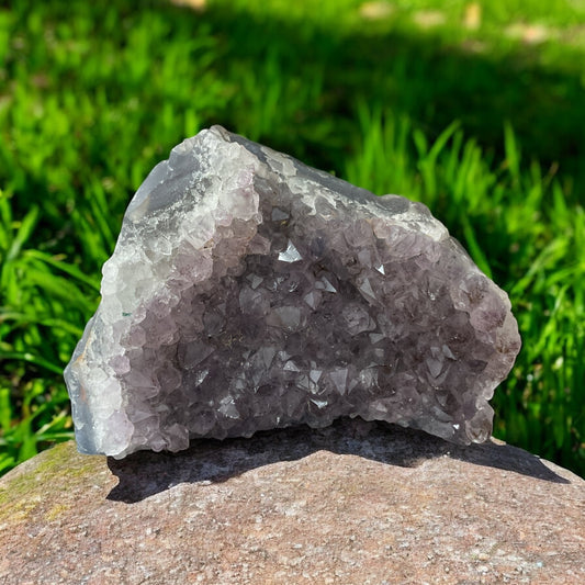 Druse d’améthyste (amas cristallin)