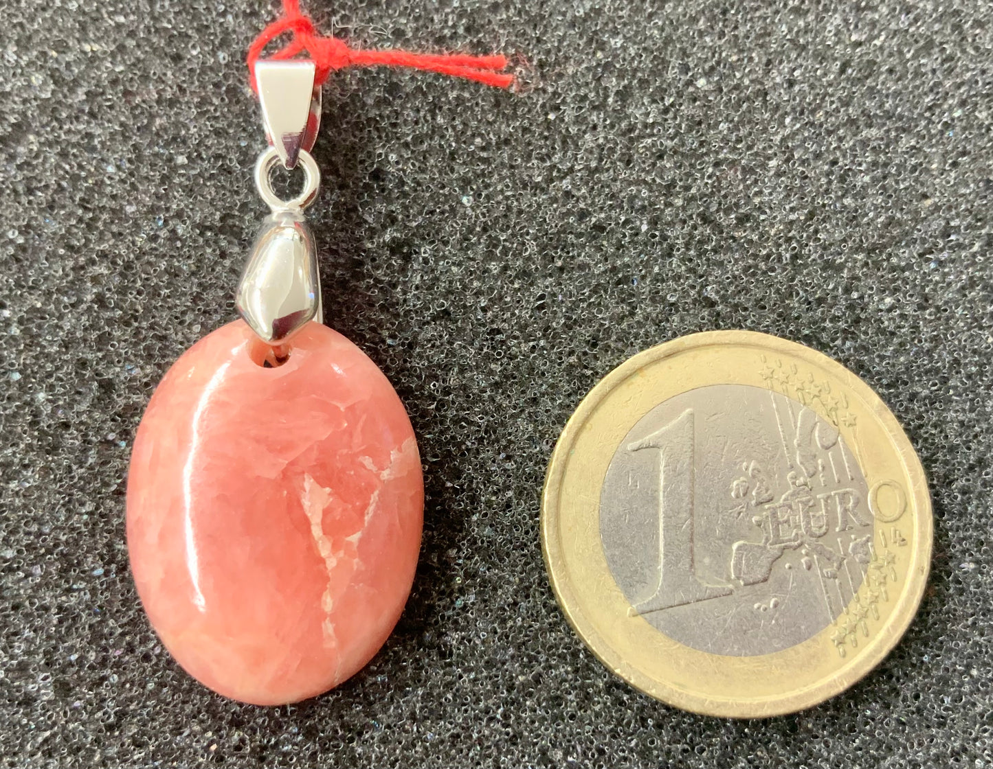 Pendentif en rhodochrosite