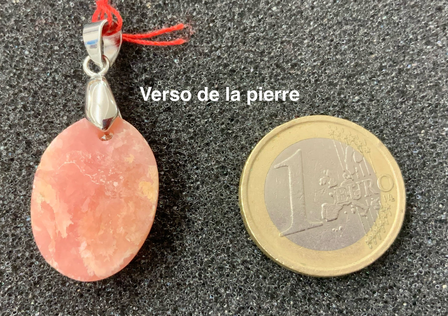 Pendentif en rhodochrosite