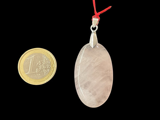 Pendentif en quart rose