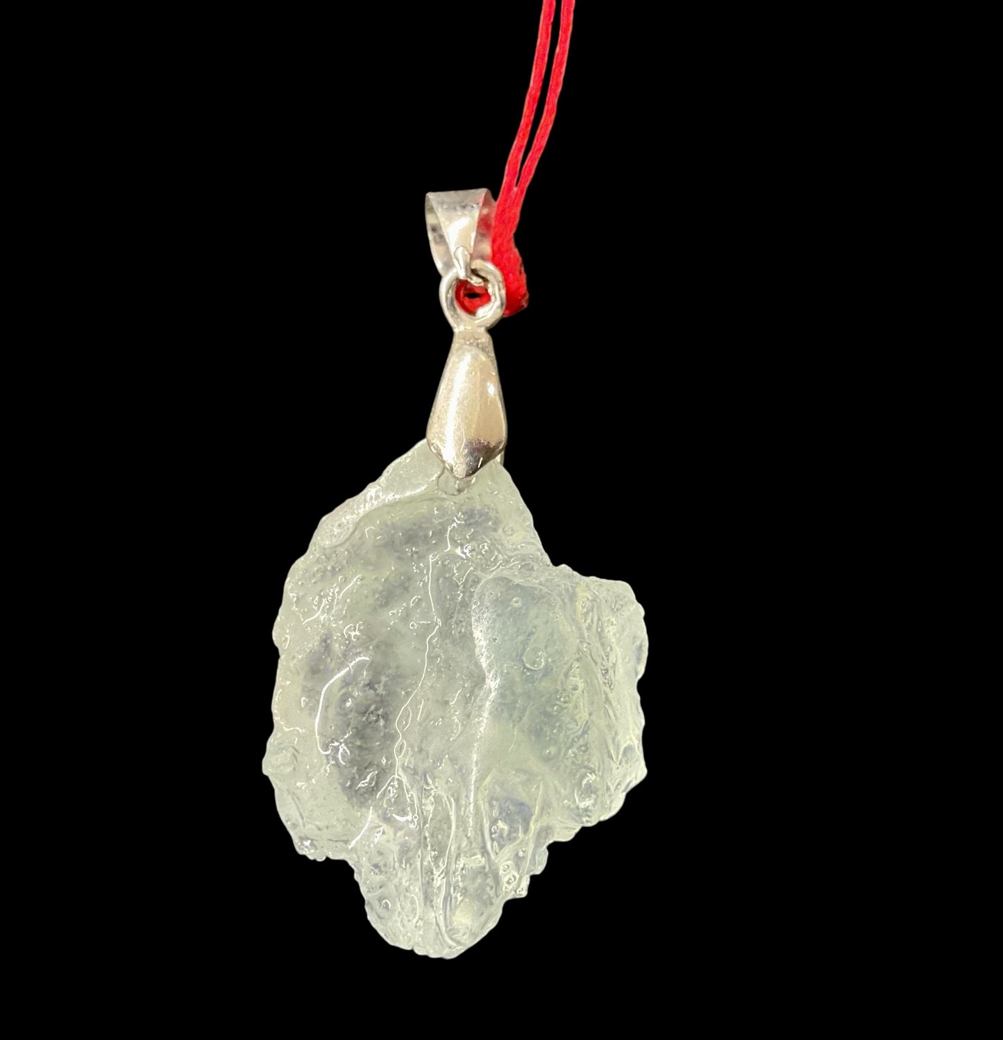 Pendentif aigue-marine brute