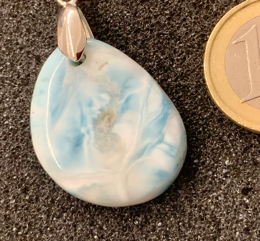 Pendentif en larimar