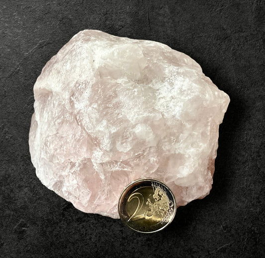 Quartz rose bloc brut de 1026 g