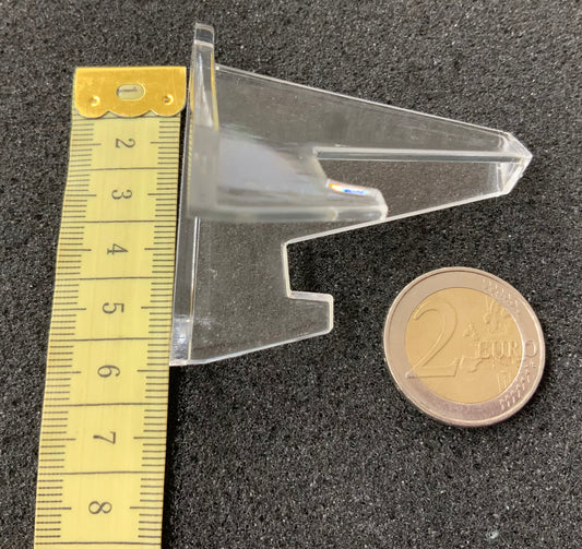 Socle en plastique transparent