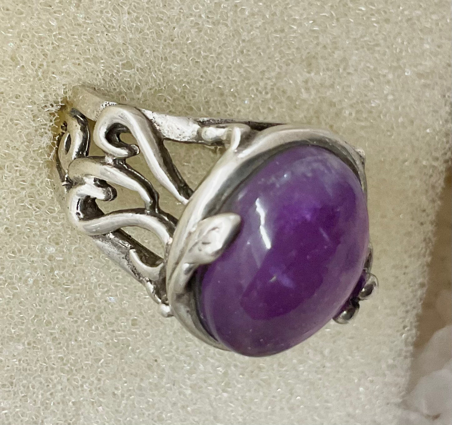 Bague en améthyste taille 55