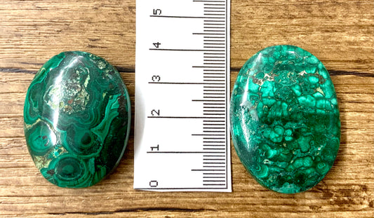 Galet en malachite