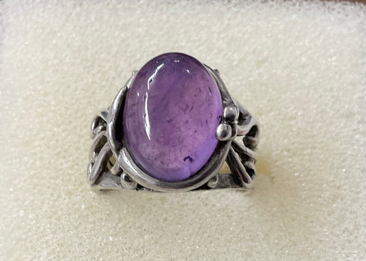Bague en améthyste taille 55