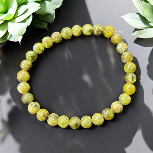 Bracelet en péridot (ou Olivine)