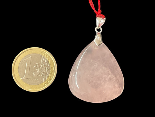Pendentif en quartz rose