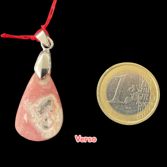 Pendentif en rhodochrosite