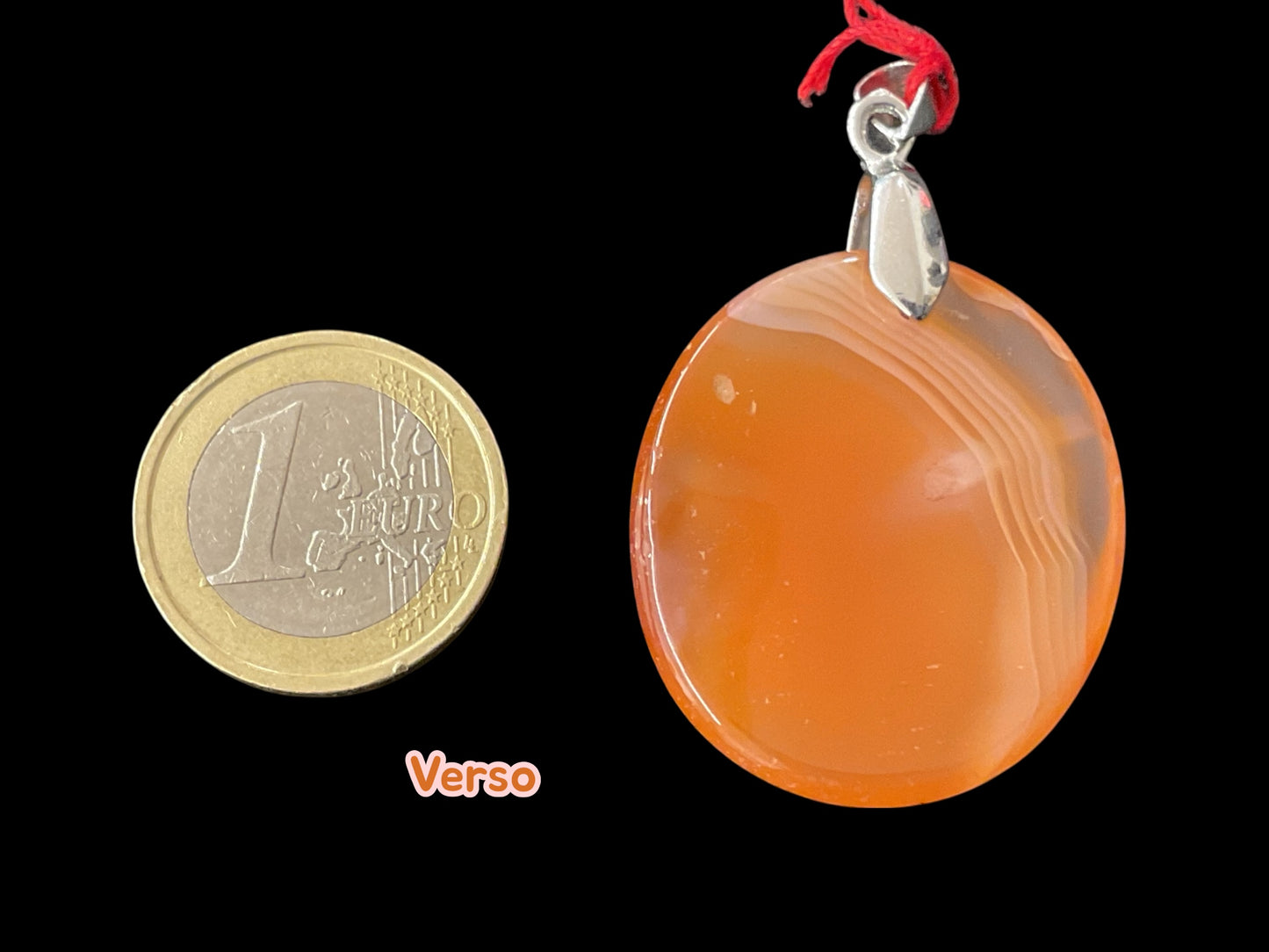 Pendentif en cornaline
