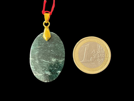 Pendentif en agate mousse