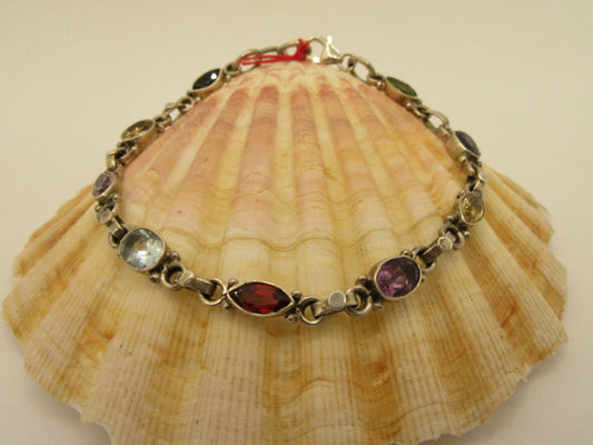Bracelet baroque avec pierres fines