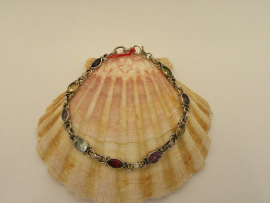 Bracelet baroque avec pierres fines