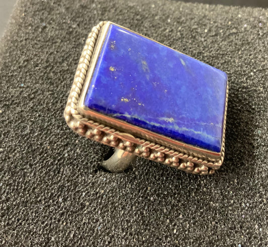 Bague lapis lazuli taille 50