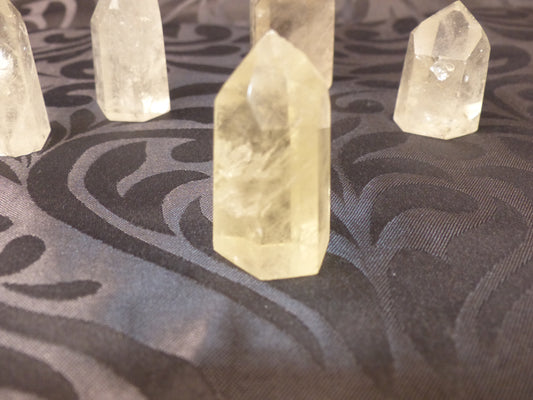 Pointe citrine naturelle