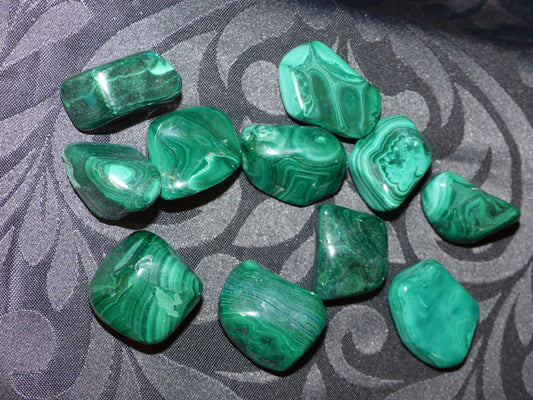 Malachite roulée