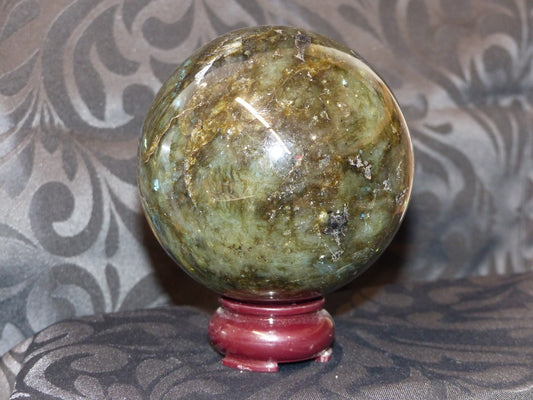 Labradorite sphère de 10cm de diamètre -25%