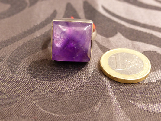 Bague améthyste femme
