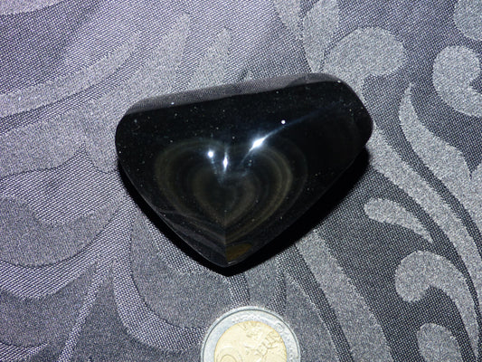 Obsidienne œil céleste du Mexique de 102g