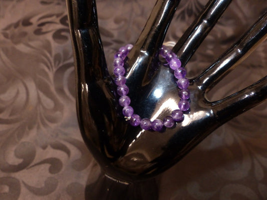 Bracelet en améthyste pour ados et enfants