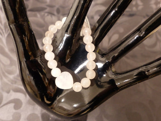 Bracelet en quartz rose pour ados et enfants
