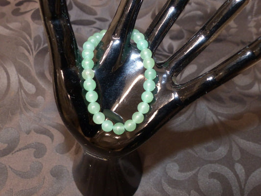 Bracelet en aventurine verte pour ados