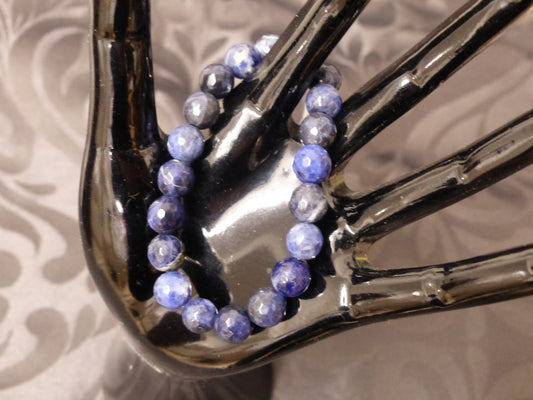 Bracelet ado en sodalite