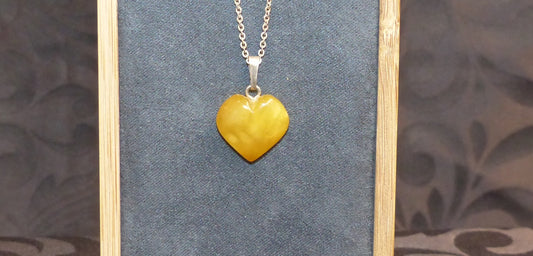 Pendentif ambre grand modèle