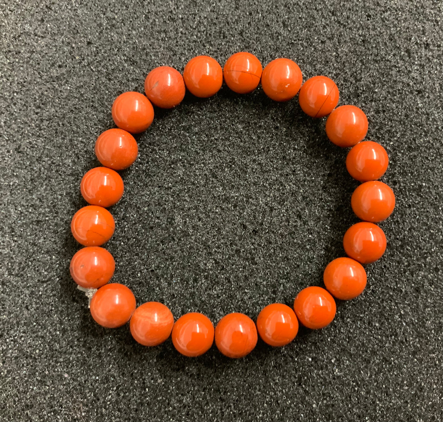 Bracelet  jaspe rouge perles 6, 8 ou 10 mm
