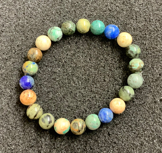 Bracelet en chrysocolle